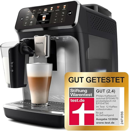 Der Kaffeevollautomat Magnifica Evo Next, Modell ECAM310.60.B, ermöglicht Barista-Genuss durch Touch-Bedienung und ist in der Farbe Schwarz erhältlich