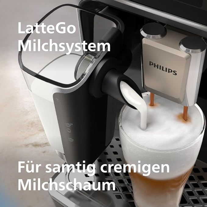 Der Kaffeevollautomat Magnifica Evo Next, Modell ECAM310.60.B, ermöglicht Barista-Genuss durch Touch-Bedienung und ist in der Farbe Schwarz erhältlich